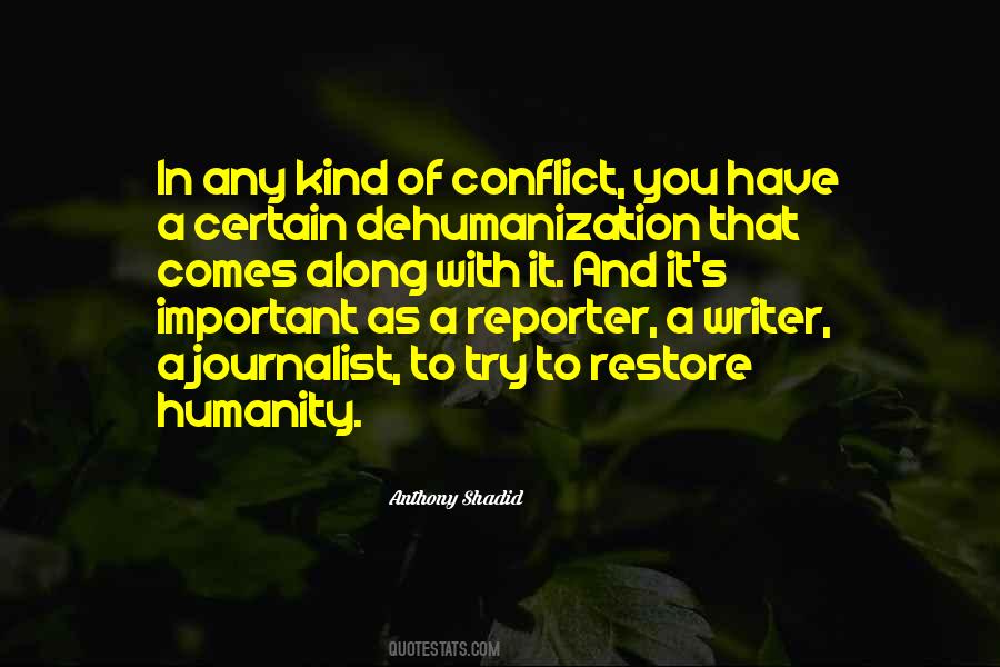 Quotes About Dehumanization #1197276
