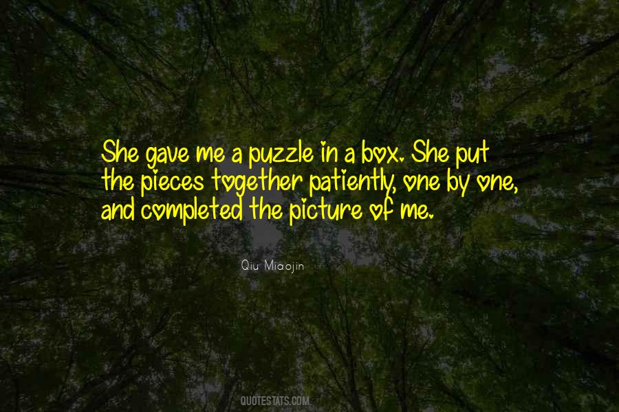 Love Puzzle Quotes #1548005