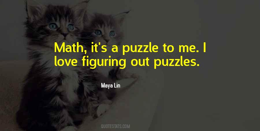 Love Puzzle Quotes #1619625