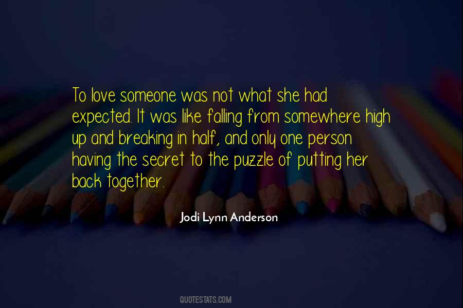 Love Puzzle Quotes #565757