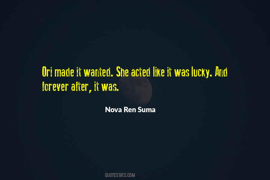 Quotes About Nova #525378