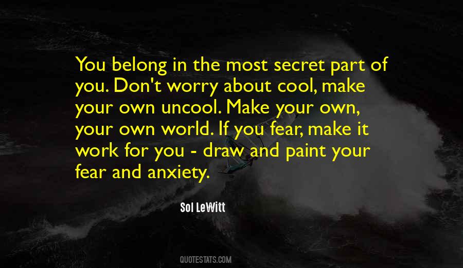 Quotes About Fear And Anxiety #508842