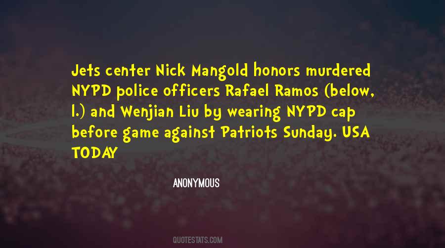 Quotes About Nypd #1093421