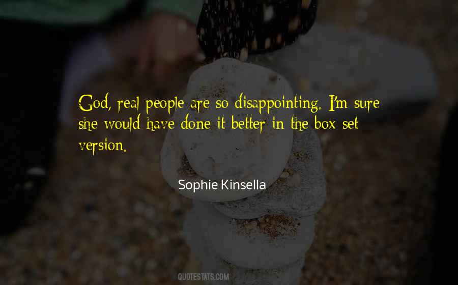 Disappointing People Quotes #1800575