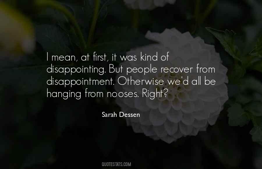 Disappointing People Quotes #729106