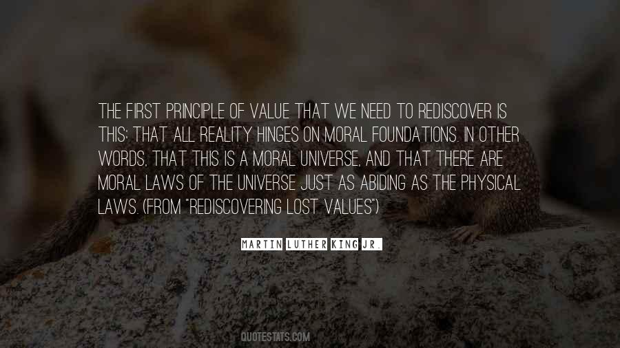 Quotes About Moral Values #149062