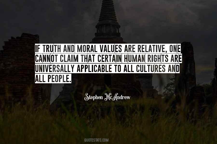 Quotes About Moral Values #918438