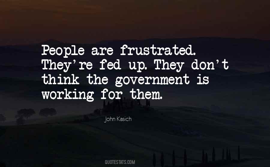 Working For The Government Quotes #1754392