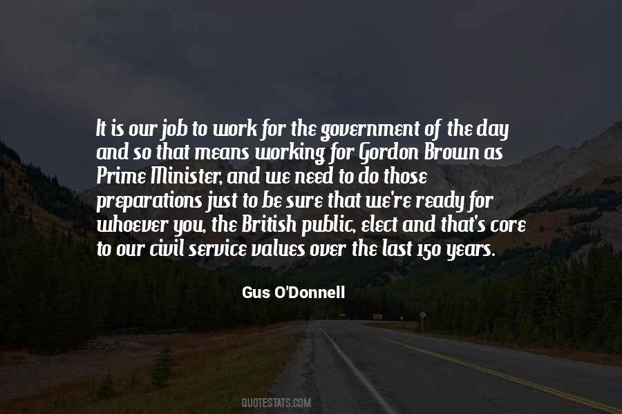 Working For The Government Quotes #825584