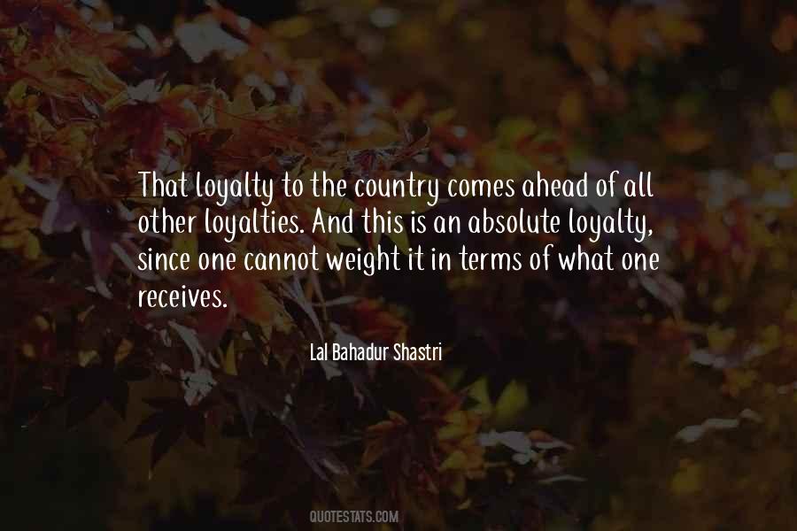 Quotes About Loyalty To Your Country #456816