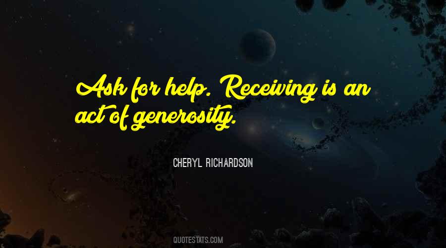 Quotes About Generosity #1239221