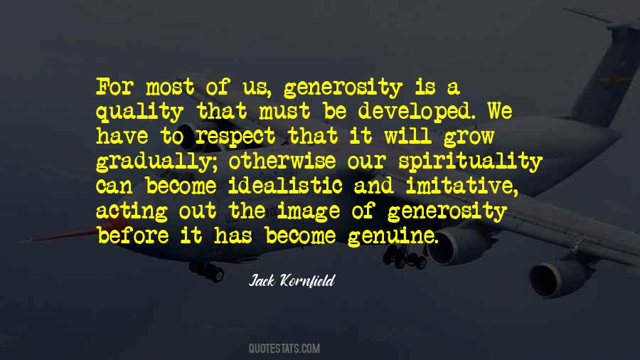 Quotes About Generosity #1240557