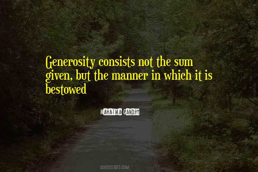 Quotes About Generosity #1296345