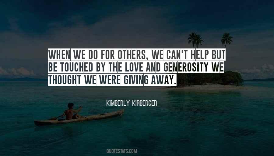 Quotes About Generosity #1389924