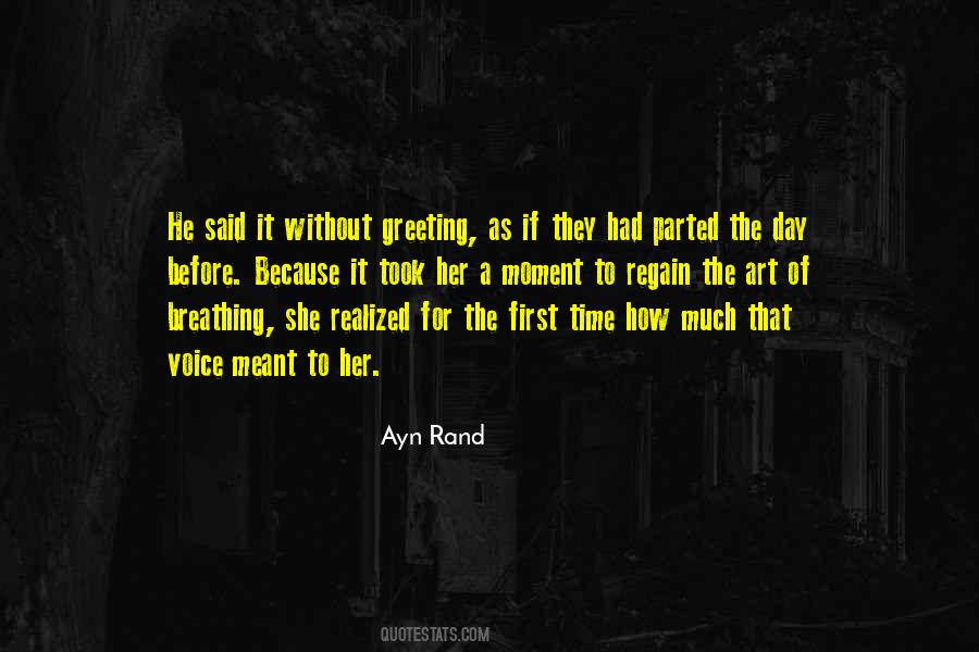Quotes About Greeting The Day #1064196