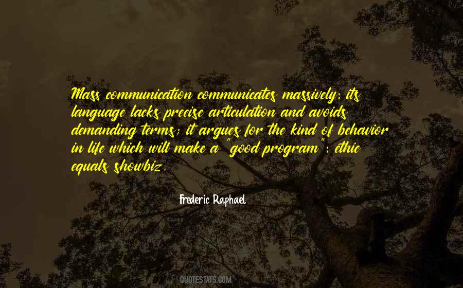 Quotes About Mass Communication #848689