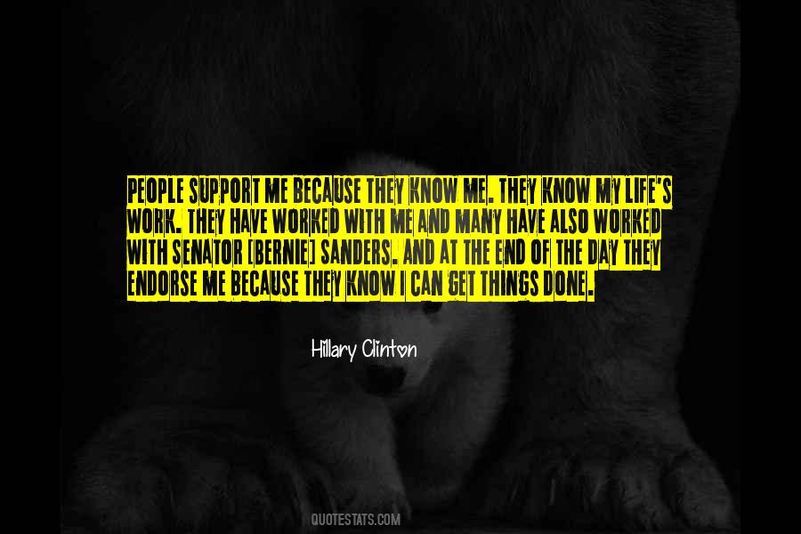 Quotes About People's Support #48284