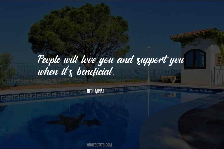 Quotes About People's Support #513901