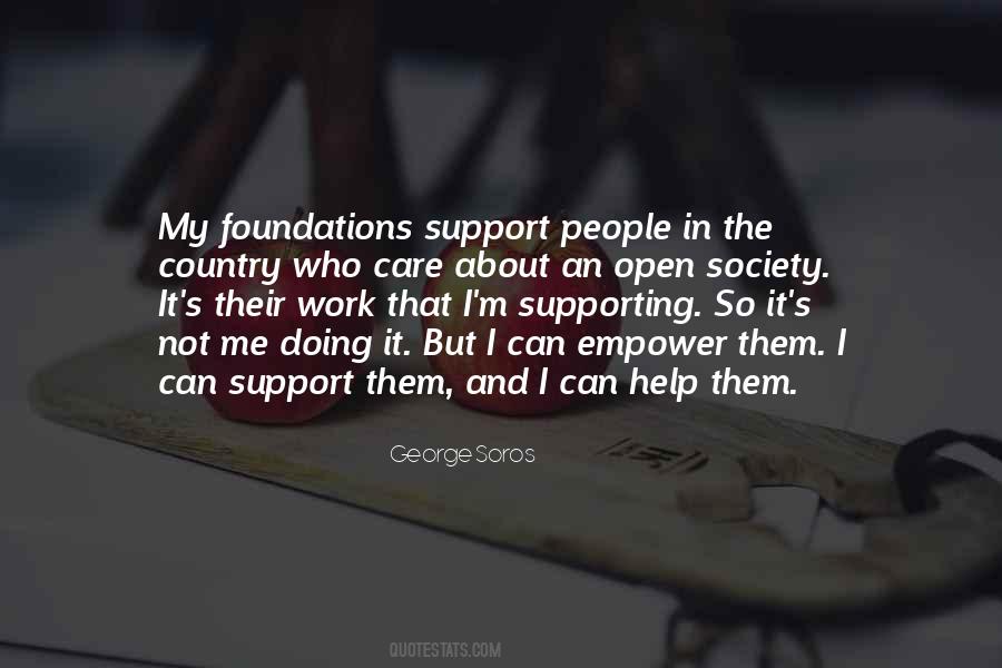 Quotes About People's Support #518427