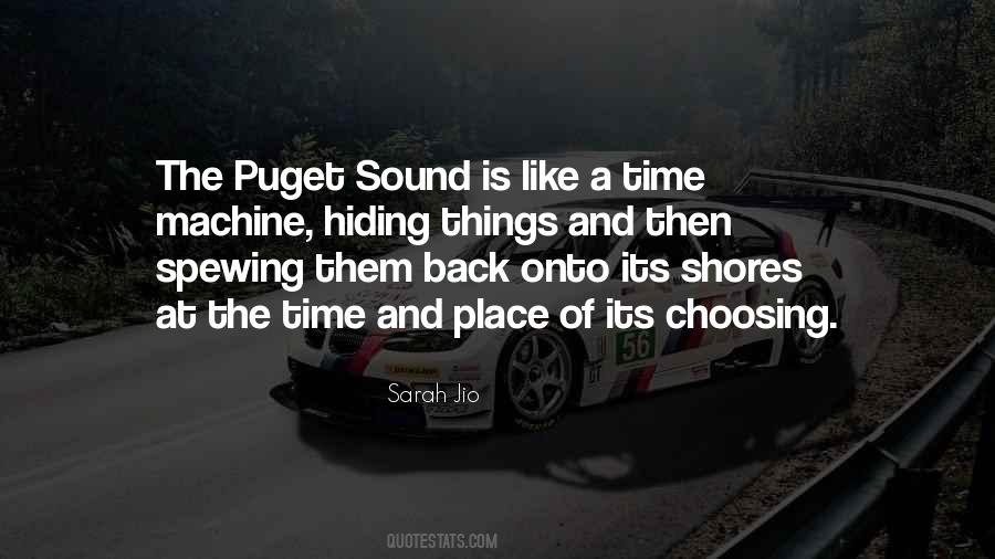 Quotes About Puget Sound #94847