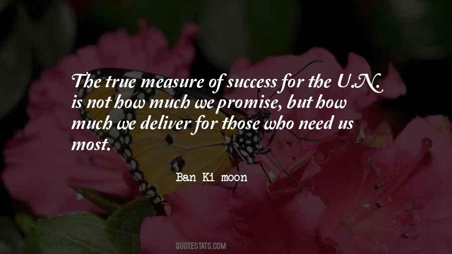 Quotes About Measure Of Success #568627