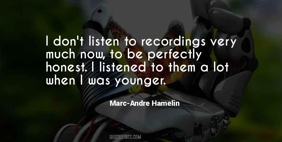 Quotes About Recordings #1354371