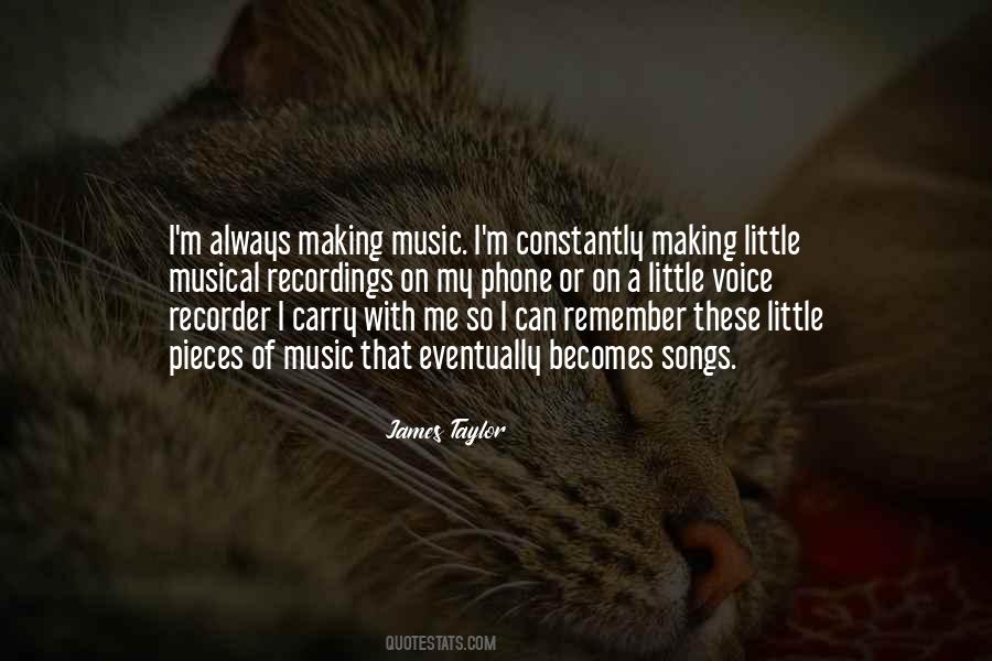 Quotes About Recordings #1410933