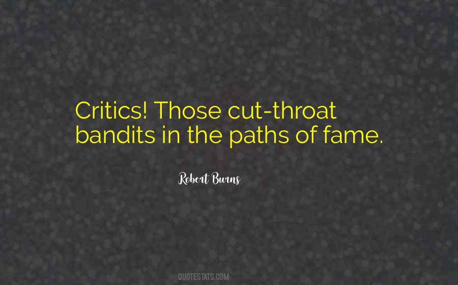 Quotes About Bandits #1640616