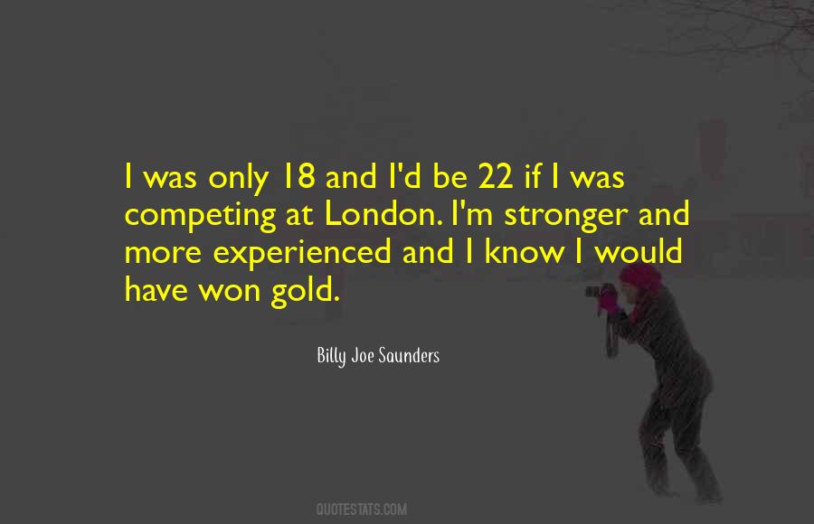 Billy Joe Quotes #1475750