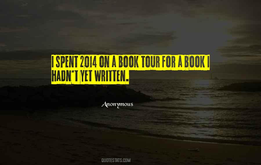 Book Tour Quotes #1075706