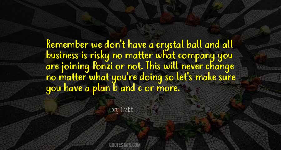 Quotes About Plan B #822429