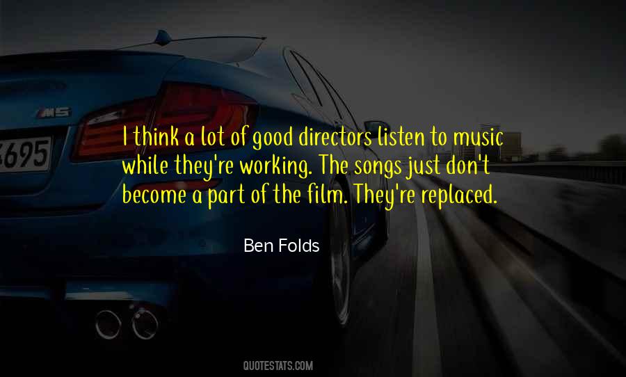 Song Listen To The Music Quotes #992378