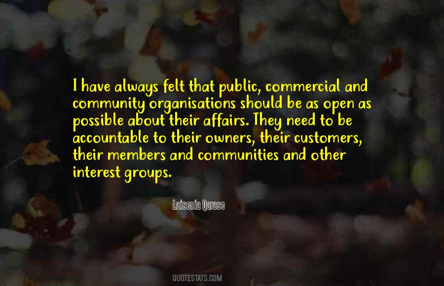 Quotes About Interest Groups #1867010