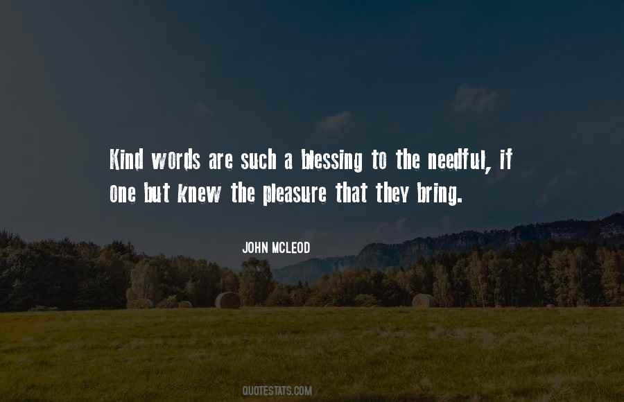 Quotes About Kind Words #10031