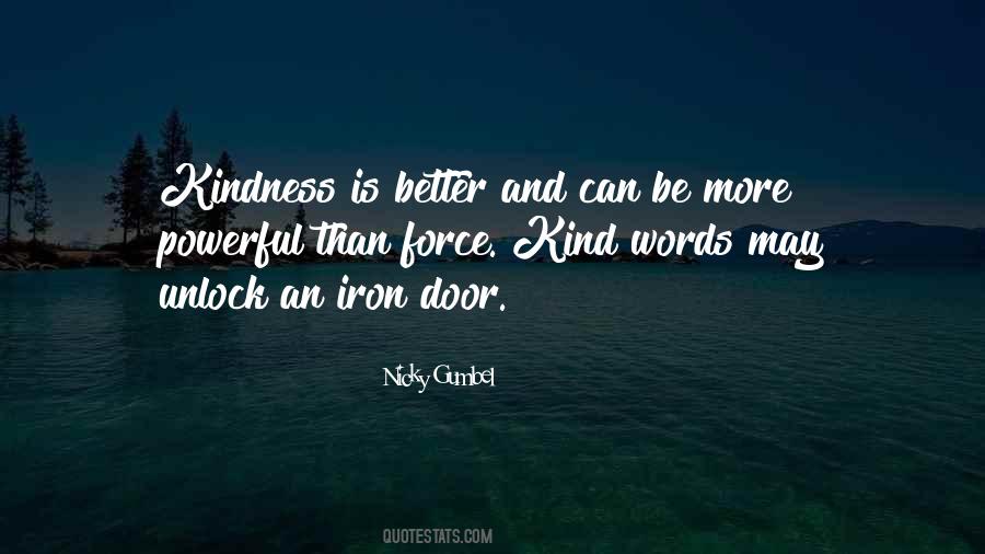 Quotes About Kind Words #1664457