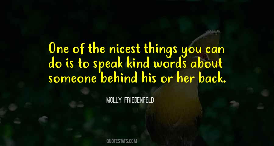 Quotes About Kind Words #170162