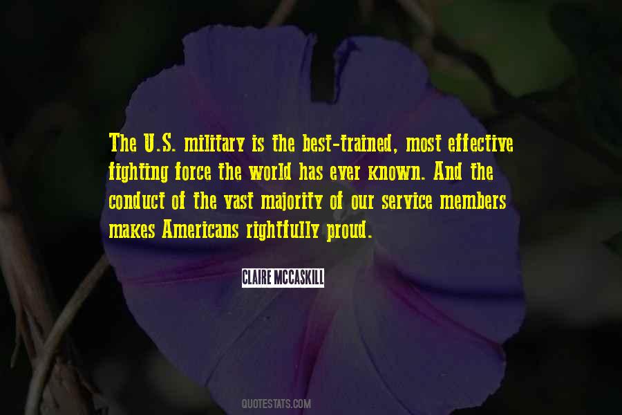 Quotes About The U.s. Military #1246807