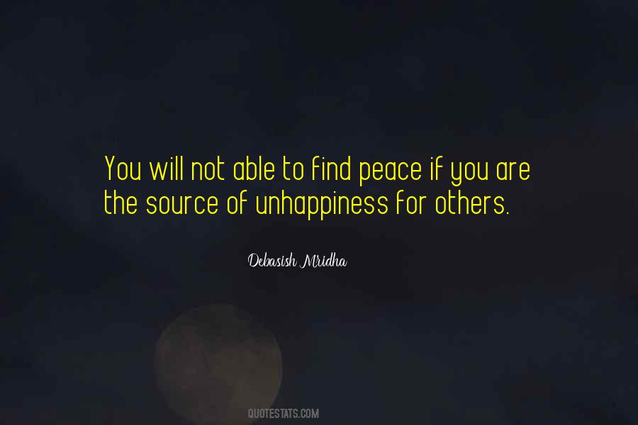 Others Unhappiness Quotes #1412722