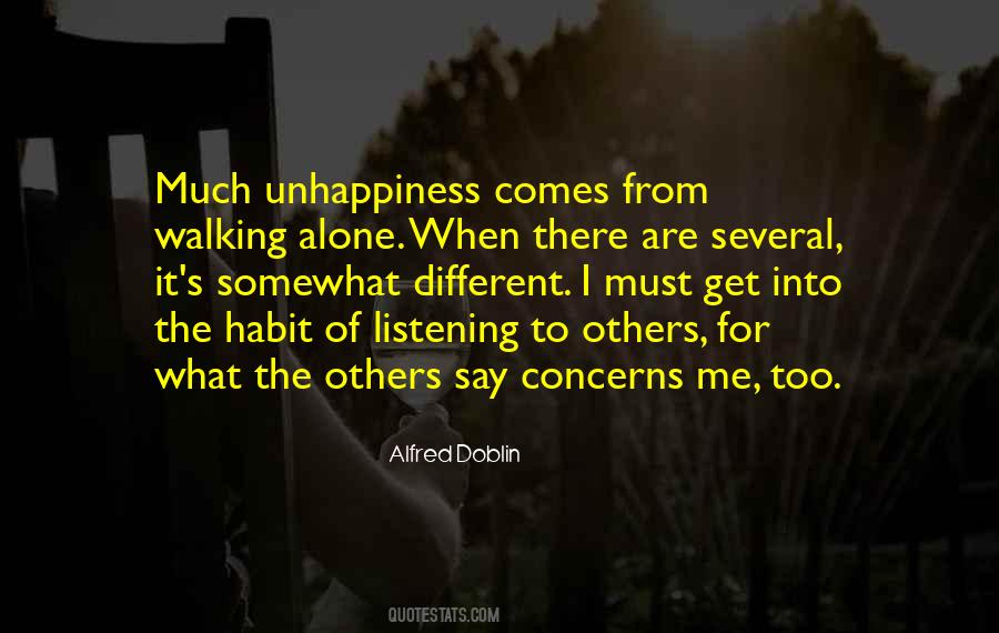 Others Unhappiness Quotes #276722