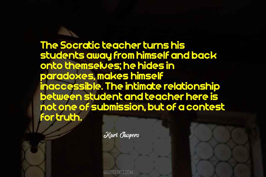 Quotes About Relationship Between Student And Teacher #1102180