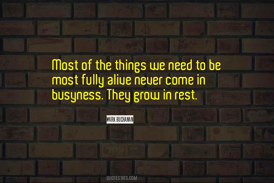 Quotes About Busyness #766849