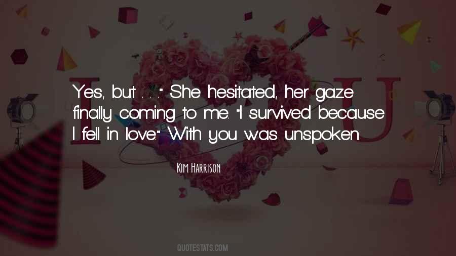 She Fell In Love Quotes #31302