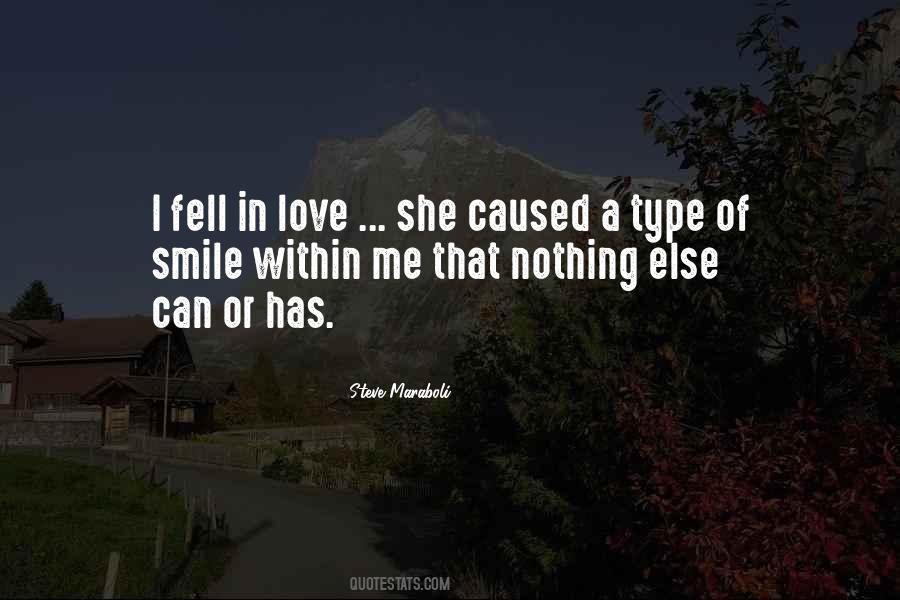 She Fell In Love Quotes #465622