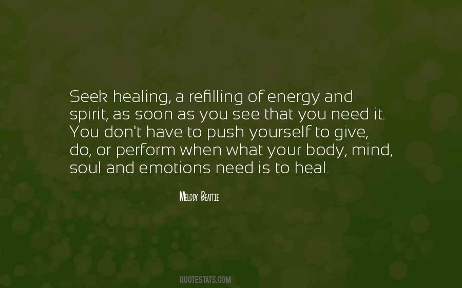 Healing Energy Quotes #14603