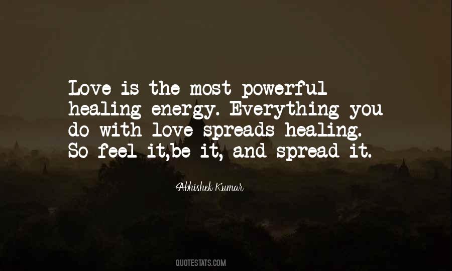 Healing Energy Quotes #18643