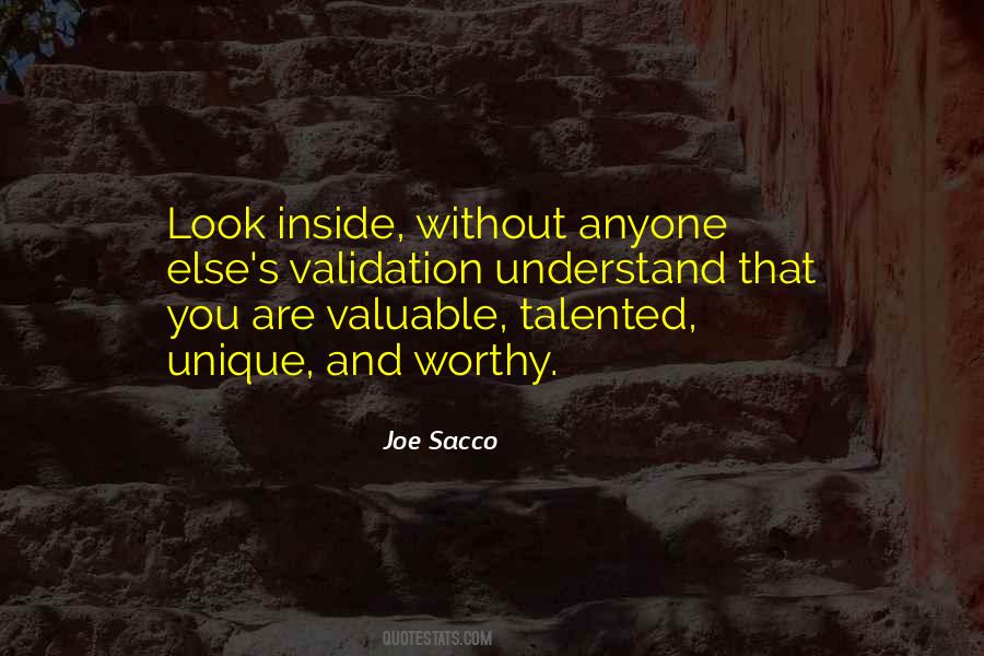 Outside Validation Quotes #57858