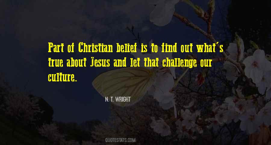 Christian Belief Quotes #817501