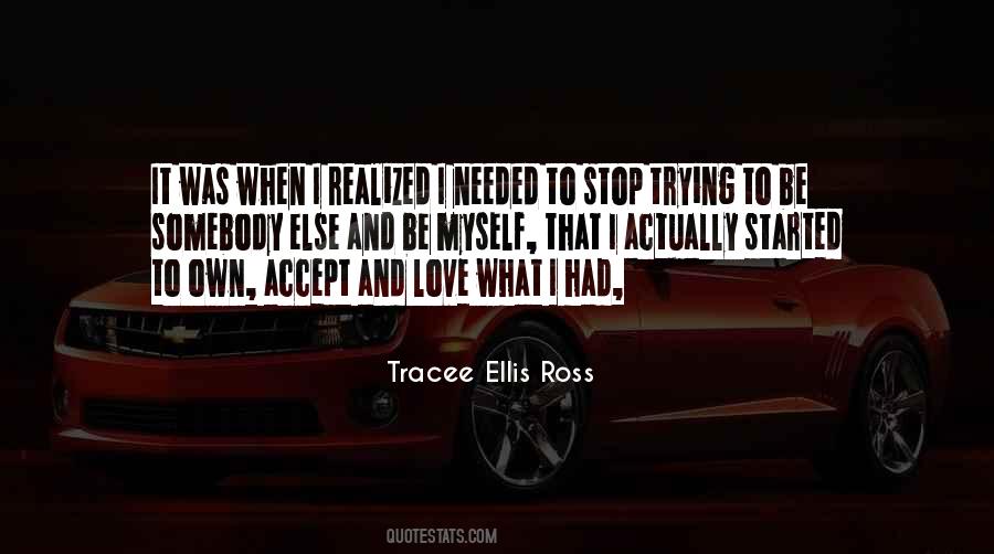 Tracee Ellis Quotes #111211