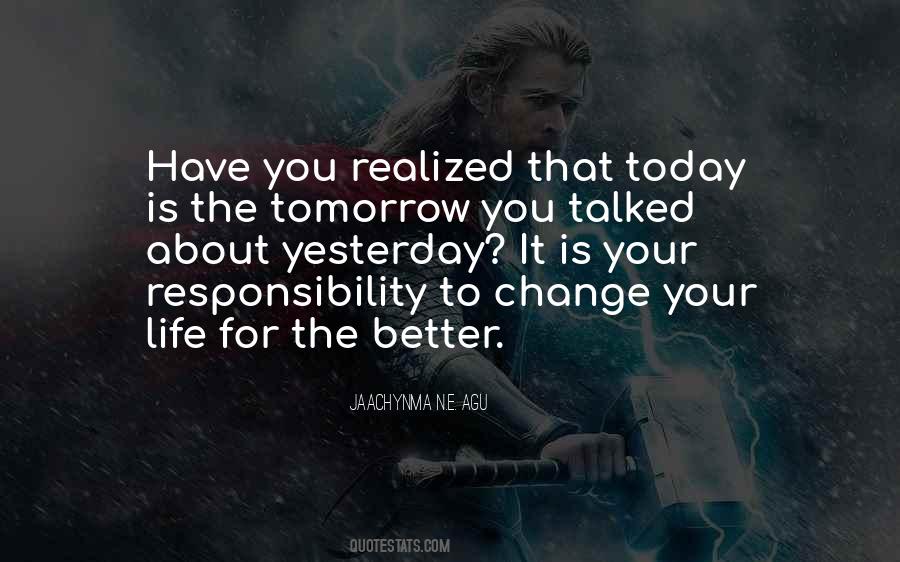 Quotes About Responsibility #1771877