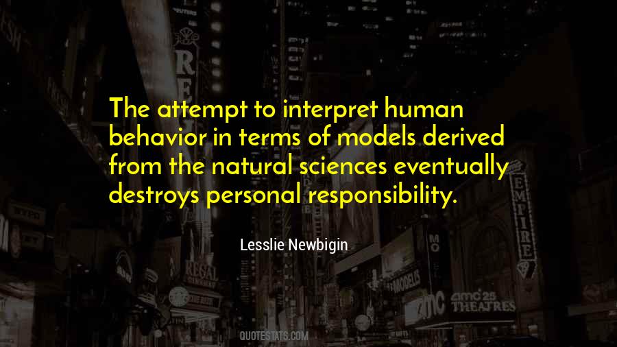 Quotes About Responsibility #1771982